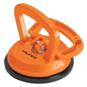 Ventosa de aluminio para vidrio, 1 copa de succión, Truper 100760