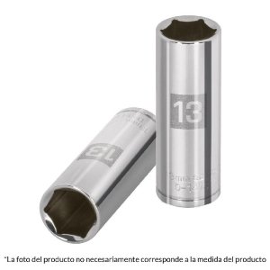 Dado largo de 4 mm, 6 puntas, cuadro 1/4', Truper