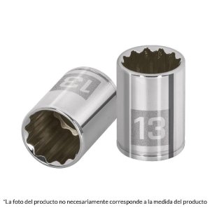Dado de 5.5 mm, 12 puntas, cuadro 1/4', Truper 100975