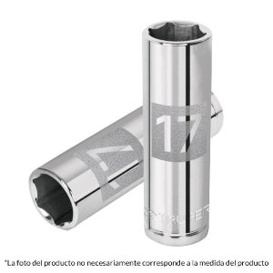 Dado largo de 20 mm, 6 puntas, cuadro 1/2', Truper