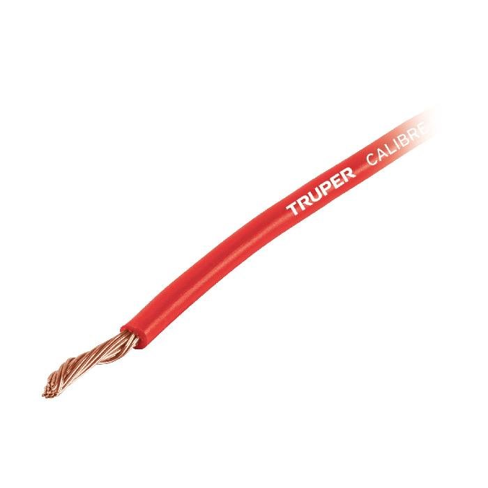 101114.jpg Carrete con 3.5 m de cable primario rojo calibre 12, Truper 101114 - Image 1