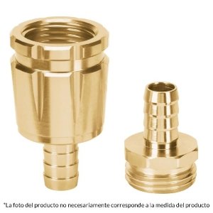 Juego de conectores 5/8' macho/hembra robustos de aluminio 101168