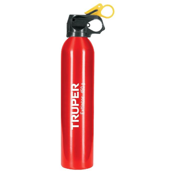 101174.jpg Extintor portátil desechable 450 g, polvo tipo ABC, Truper 101174 - Image 1