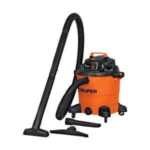 Aspiradora de sólidos y líquidos de 12 gal, plástica, Truper 101509