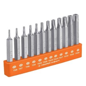 Juego de 12 puntas torx combinadas c/seguro largo 2', Expert