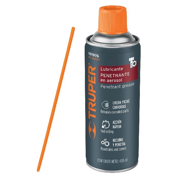 101976.jpg Lubricante penetrante en aerosol 400 ml, Truper 101976 - Image 1