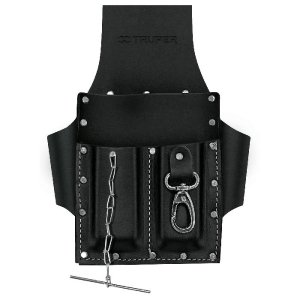 Porta herramientas grande de cuero, 7 compartimentos, Truper 102007