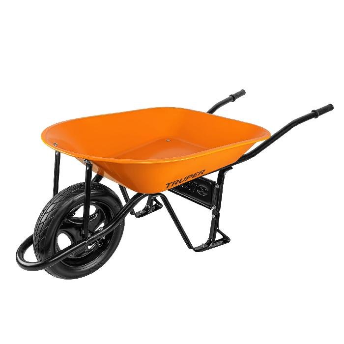 10233.jpg Carretilla 4.5 ft3 Imponchable, bastidor tubular, Truper 10233 - Image 1