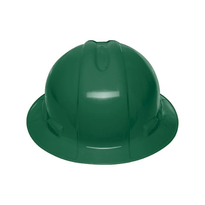 10572.jpg Casco de seguridad ala ancha, verde, Truper 10572 - Image 1