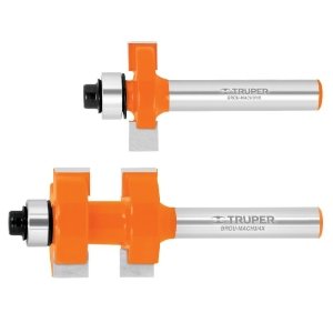 Juego de machimbrador, 3/4', con balero, Truper 10671