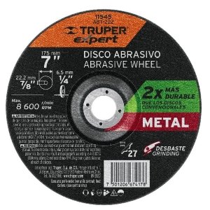 Disco Tipo 27 de 7' x 6.4 mm desbaste de metal, Expert 11545
