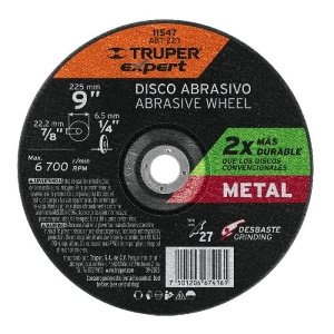 Disco Tipo 27 de 9' x 6.4 mm desbaste de metal, Expert 11547