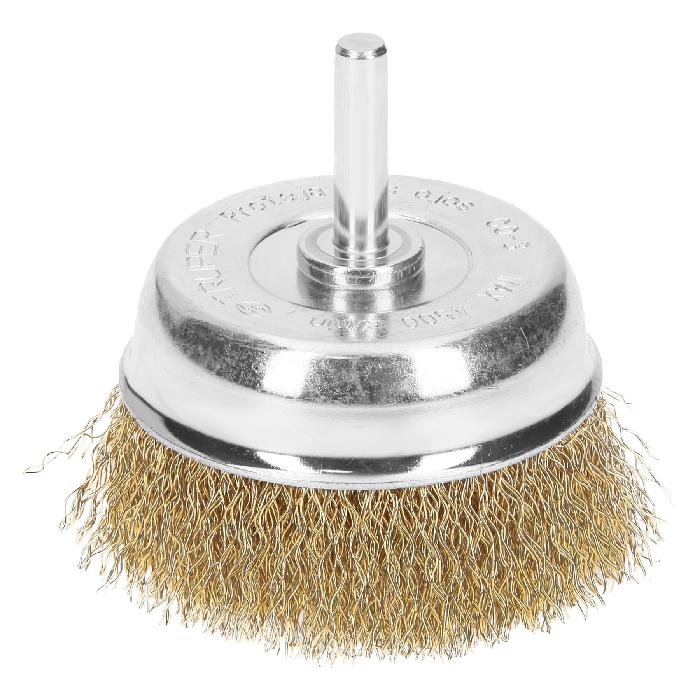 11572.jpg Carda de copa 2-3/4' alambre grueso para taladro, Truper 11572 - Image 1