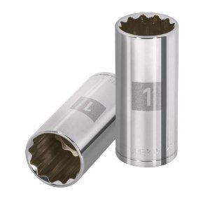 Dado largo de 1', 12 puntas, cuadro 1/2', Truper 13370