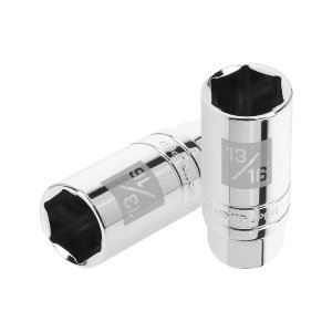 Dado para bujías de 13/16', 6 puntas, cuadro 3/8', Truper 13657