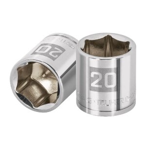 Dado de 20 mm, 6 puntas, cuadro 3/8', Truper 13684