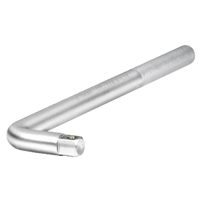 13914.jpg Mango cuadro 3/4' en 'L', largo 18', Truper - Image 1