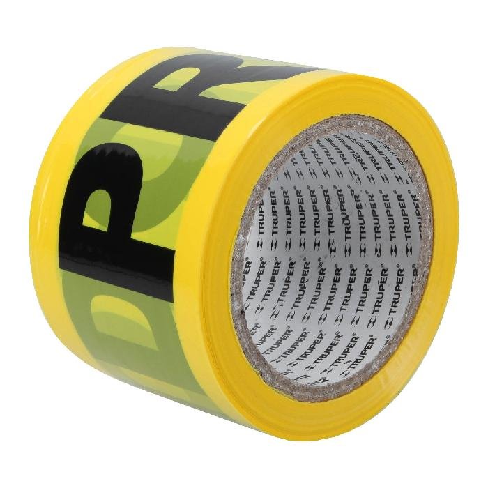 13995.jpg Rollo de 100 m de cinta delimitadora 'Prohibido', Truper 13995 - Image 1