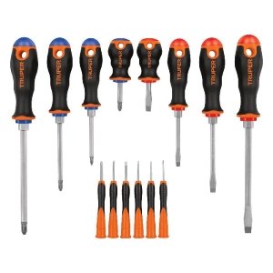 Juego de 8 desarmadores mango Comfort Grip y 6 de joyero 14197