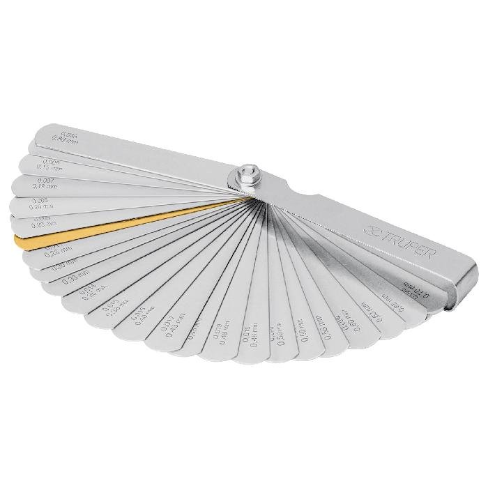 14397.jpg Calibrador de 32 hojas std / mm, Truper 14397 - Image 1
