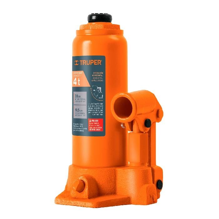 14812.jpg Gato hidráulico de botella de 4 Ton, Truper 14812 - Image 1