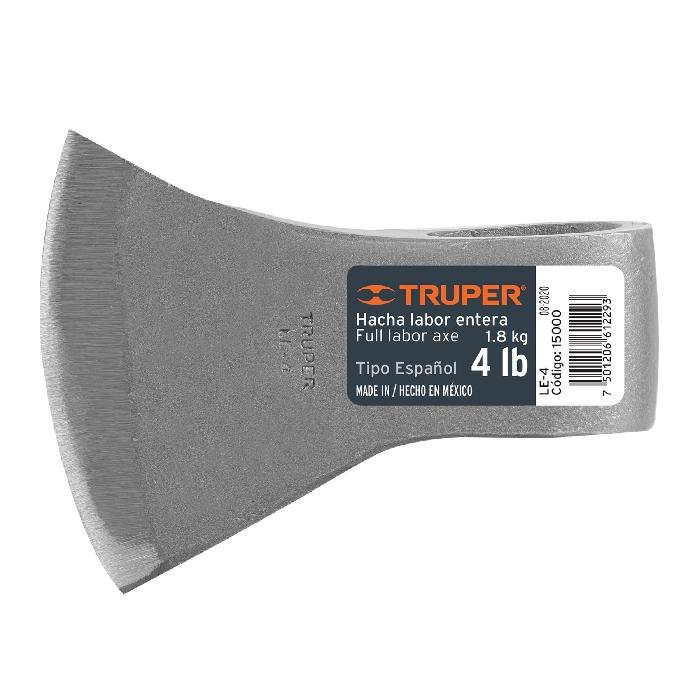 15000.jpg Hacha labor entera 4 lb, sin mango, Truper 15000 - Image 1