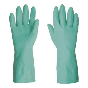 Guantes de nitrilo verde, multiusos, M, TRUPER