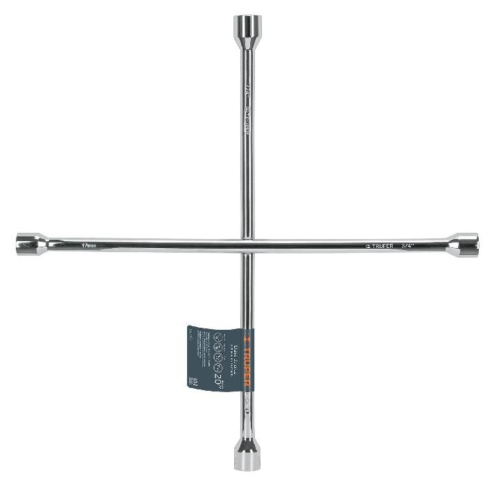 15481.jpg Llave de cruz 20' pulida y cromada, Truper 15481 - Image 1