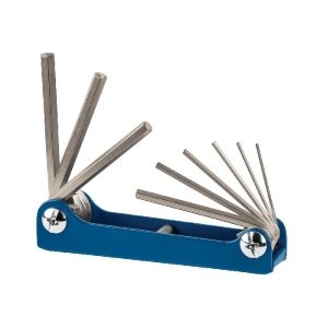 Juego de 9 llaves allen mm tipo navaja, cuerpo de lámina 15563