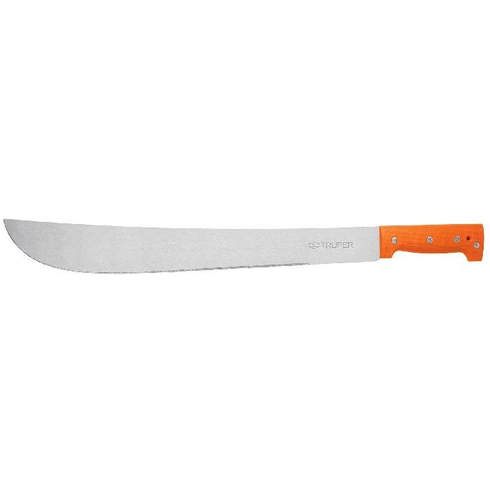 15892.jpg Machete estándar 18' cacha naranja remachada, en bolsa 15892 - Image 1