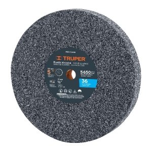 Rueda abrasiva p/esmeril 5'x19mm, óxido aluminio, grano 36