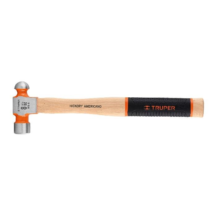 16900.jpg Martillo pulido de bola 8 oz mango hickory, Truper Grip 16900 - Image 1