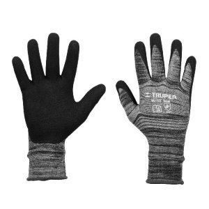 Guantes de nylon recubiertos de nitrilo arenoso, G, TRUPER