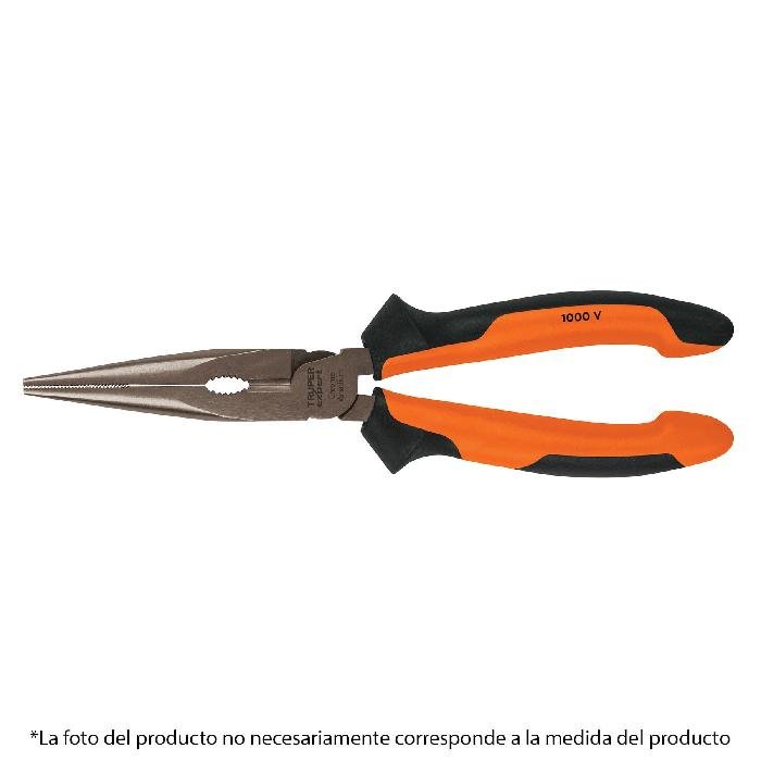 17334.jpg Pinza punta y corte 6' mango Comfort Grip, Truper Expert - Image 1