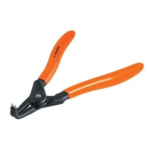 Pinza punta a 90° 6-3/4' para abrir anillos, mango de PVC