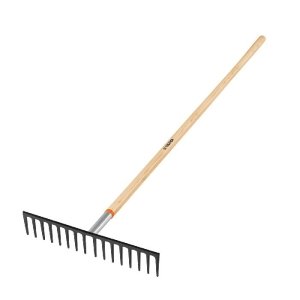 Rastrillo recto reforzado, 16 dientes, mango de 60', Truper 17888