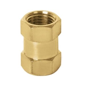 Cople de latón, hembra-hembra, cuerda 1/4' NPT, TRUPER