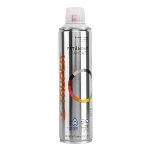 Pintura en aerosol, blanco brillante, bote esbelto, 400 ml 19032