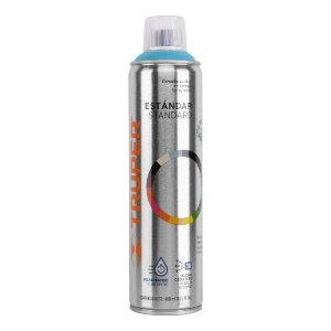 Pintura en aerosol, azul, bote esbelto, 400 ml, Truper 19039