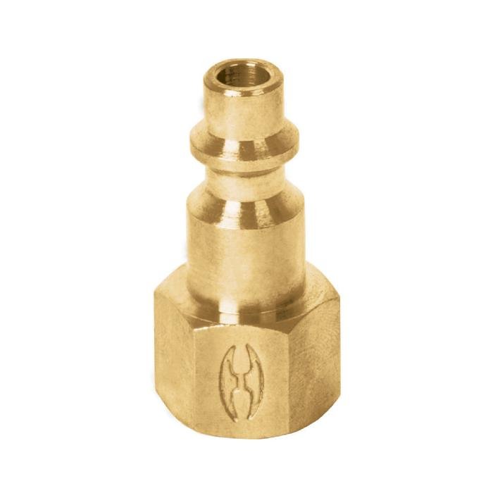 19082.jpg Conector rápido de latón, tipo F, cuerda 1/4' NPT, hembra 19082 - Image 1