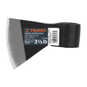 Hacha media labor ojo redondo 3-1/2 lb sin mango, Truper 19992