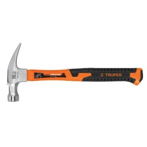 Martillo 16 oz uña recta, mango fibra de vidrio, Truper 19997
