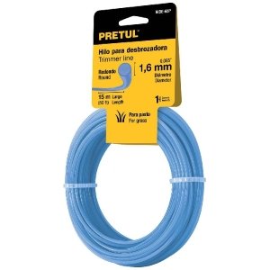 Rollo de hilo para desbrozadora, 1.6 mm x 15 m, Pretul 20022