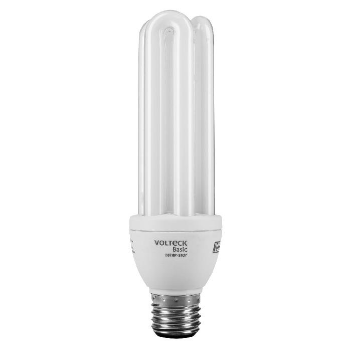 20102.jpg Lámpara triple T4 24 W luz cálida en caja, Volteck 20102 - Image 1