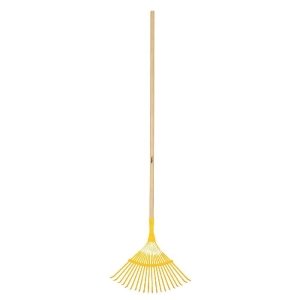 Escoba metálica para jardín cabeza curva, 20 dientes, Pretul 21431