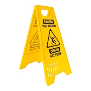 Letrero de piso resbaloso, 62 cm, Klintek 23020