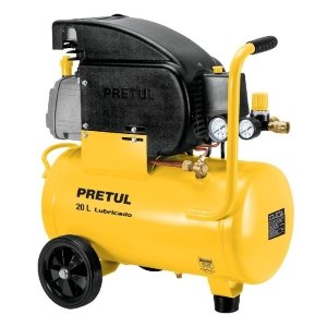 Compresor 20 L, 2-1/2 HP (potencia máxima), 127 V, Pretul 23065