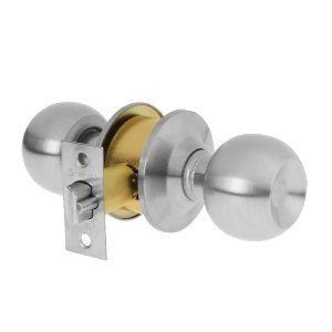 Cerradura tipo esfera, cilíndrico, entrada, cromo, Basic 23562