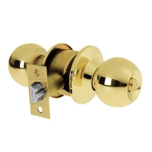 Cerradura tipo esfera cilíndrico, recámara, brillante, Basic 23563