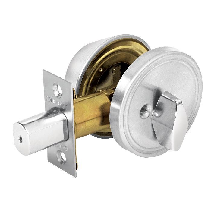 23614.jpg Cerrojo llave-mariposa cromo mate, llave tradicional, Hermex 23614 - Image 1